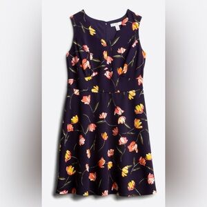 Navy dress by WISP woman. Size 20W.